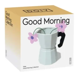 Keramikvase Mokka Coffee - Espressokanne, grau