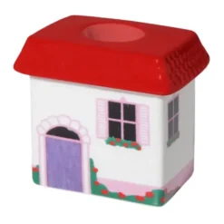 Kerzenhalter COTTAGE aus Keramik – Kerzenständer in Hausform