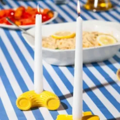 Kerzenhalter Macaroni aus Keramik