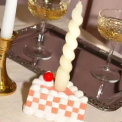 Kerzenhalter Sweetie Tortenstück - Keramik