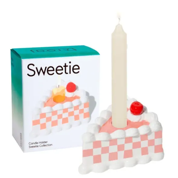 Kerzenhalter Sweetie Tortenstück - Keramik
