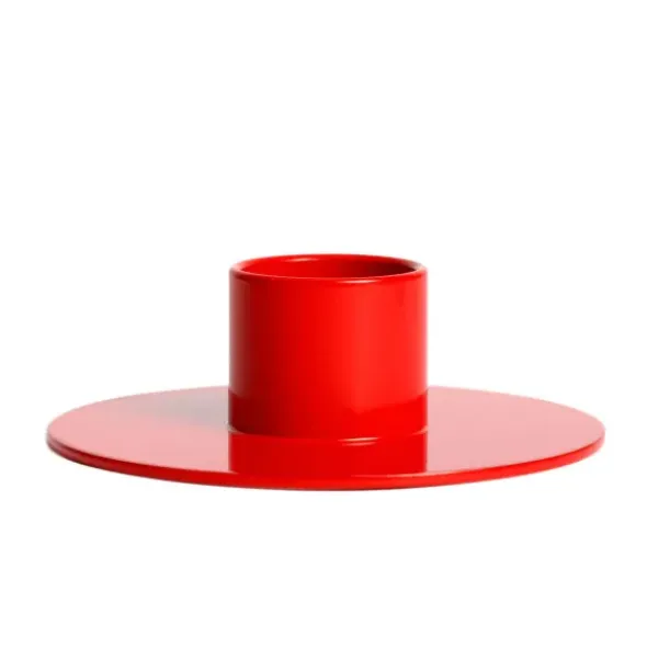 Kerzenständer POP - Kerzenhalter für Stabkerzen, rot