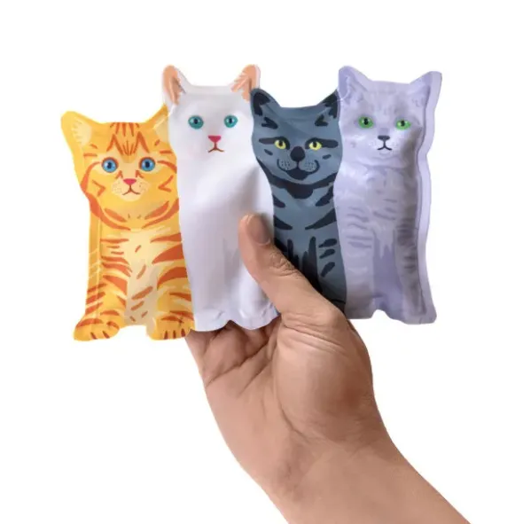 Kühlpads 2er Set KATZEN - weiche Kühl-Gelpads für Lunchbox & Kühltasche