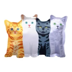 Kühlpads 2er Set KATZEN - weiche Kühl-Gelpads für Lunchbox & Kühltasche