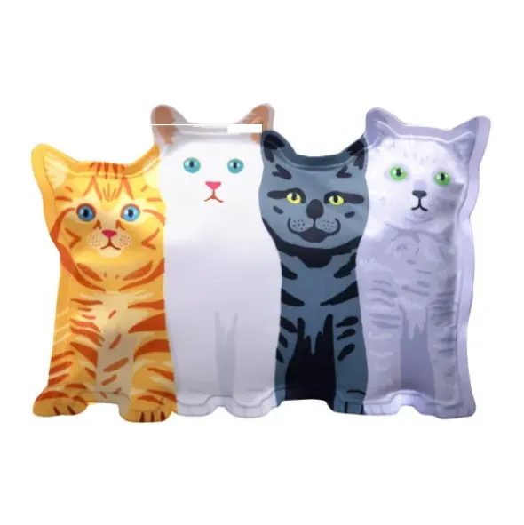 Kühlpads 2er Set KATZEN - weiche Kühl-Gelpads für Lunchbox & Kühltasche