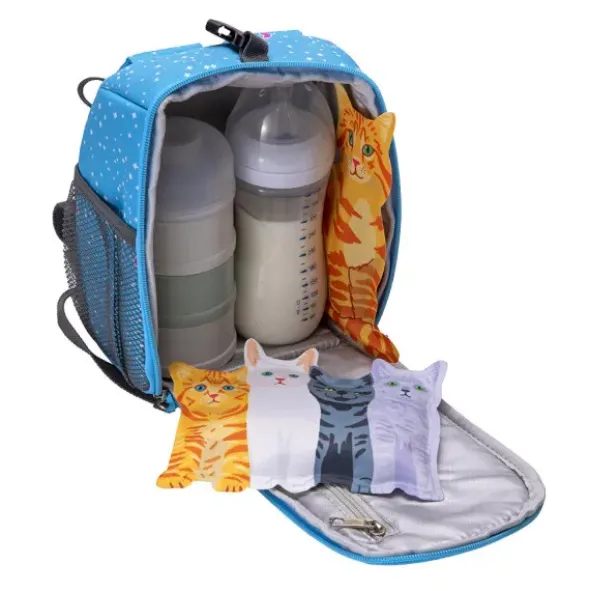 Kühlpads 2er Set KATZEN - weiche Kühl-Gelpads für Lunchbox & Kühltasche