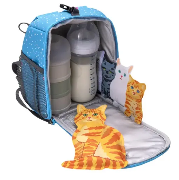 Kühlpads 2er Set KATZEN - weiche Kühl-Gelpads für Lunchbox & Kühltasche