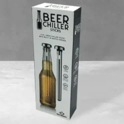 Kühlstäbe für Bierflaschen - Edelstahl 2 Stück