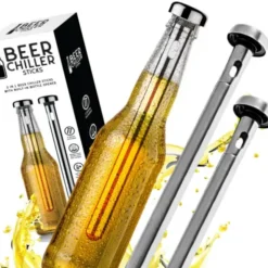 Kühlstäbe für Bierflaschen - Edelstahl 2 Stück