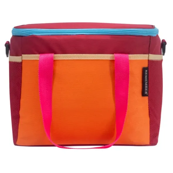 Kühltasche Telli mit Tragegriff - orange, rot