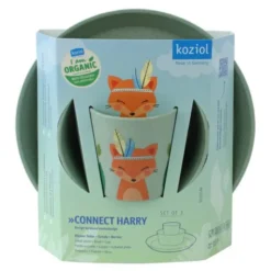 Kinder Geschirrset 3-teilig Fuchs - Kids Set ORGANIC