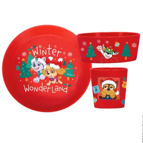 Kinder Geschirrset 3-teilig PAW Patrol - Kids Set Winter Wonderland