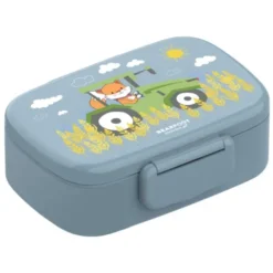Kinderlunchbox Bento Box Set - Traktor Fuchs blau