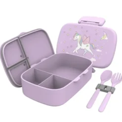 Kinderlunchbox Bento Box Set - Einhorn lila