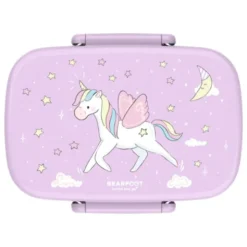 Kinderlunchbox Bento Box Set - Einhorn lila