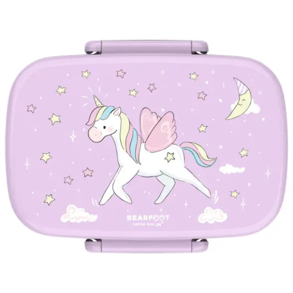 Kinderlunchbox Bento Box Set - Einhorn lila