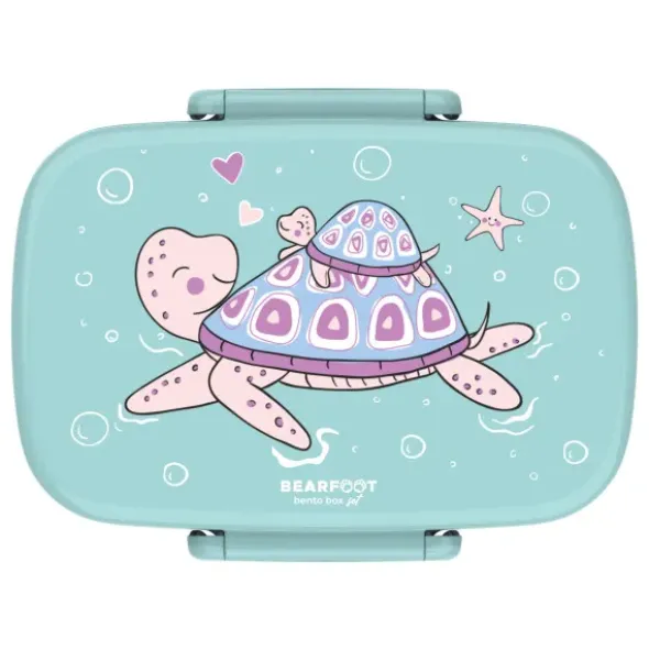 Kinderlunchbox Bento Box Set - Schildkröte mint