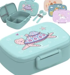 Kinderlunchbox Bento Box Set - Schildkröte mint
