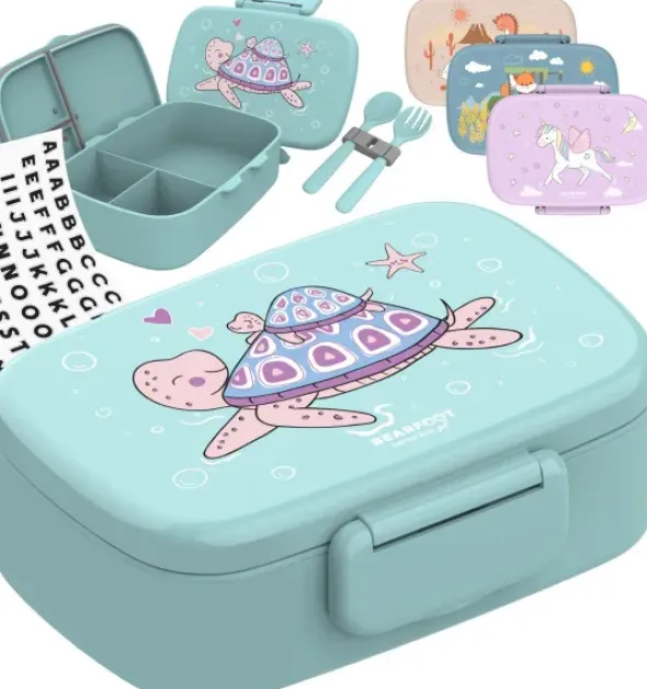 Kinderlunchbox Bento Box Set - Schildkröte mint