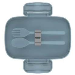 Kinderlunchbox Bento Box Set - Bagger Affe blau