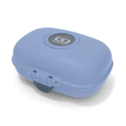 Kinderlunchbox blau 600 ml mit wechselbaren Tiermotiven