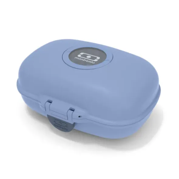 Kinderlunchbox blau 600 ml mit wechselbaren Tiermotiven