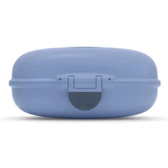 Kinderlunchbox blau 600 ml mit wechselbaren Tiermotiven