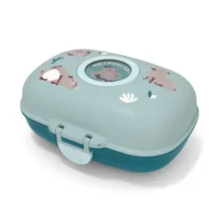 Kinderlunchbox Capybara Motiv mint 600 ml