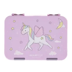Kinderlunchbox EINHORN mit Fächern, Bentobox M purple