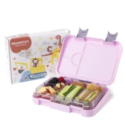 Kinderlunchbox EINHORN mit Fächern, Bentobox M purple