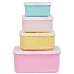 Kinderlunchboxen & Snackboxen Forest Friends 4er-Set