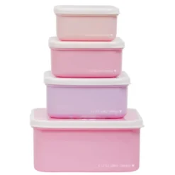Kinderlunchboxen & Snackboxen Unicorn 4er-Set