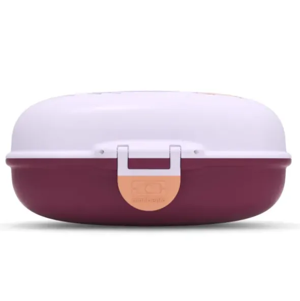 Kinderlunchbox Eulen Motiv lila 600 ml