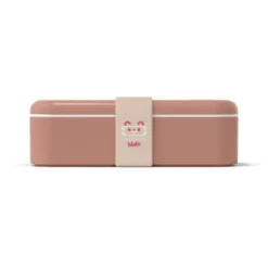 Kinder Lunchbox Fuchsmotiv rosa 500ml mit Fächern
