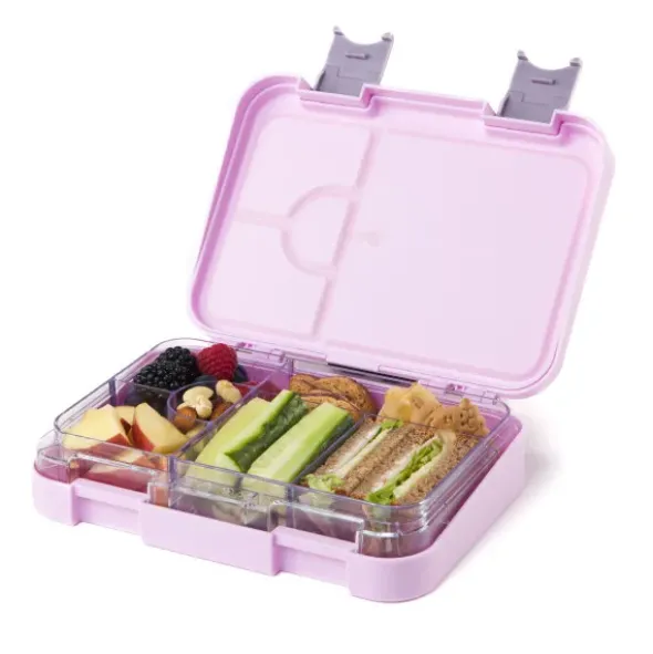 Kinderlunchbox LAMA mit Fächern, Bentobox M purple