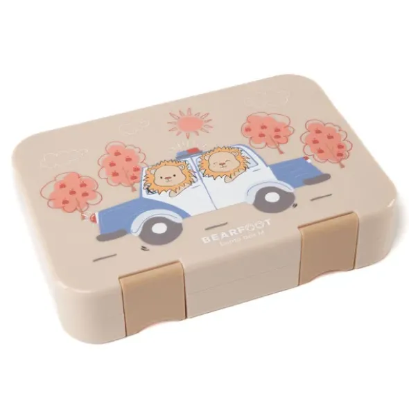 Kinderlunchbox LÖWEN POLIZEI mit Fächern, Bentobox M sand