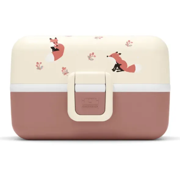 Kinder Lunchbox MB TRESOR Fuchs rosa – inklusive 2 Snackboxen