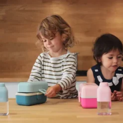 Kinder Lunchbox MB TRESOR rosa – inklusive 2 Snackboxen