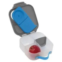 Kinderlunchbox mit 3 Fächern 1000 ml - grau