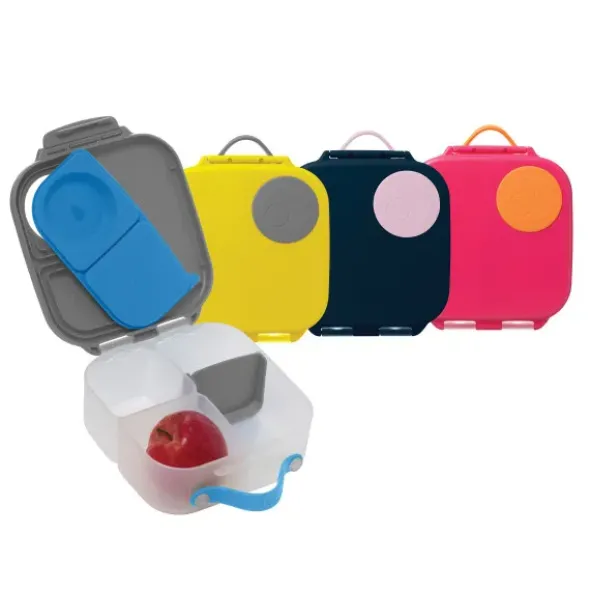 Kinderlunchbox mit 3 Fächern 1000 ml - pink