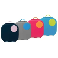 Kinderlunchbox mit 3 Fächern 1000 ml - dunkelgrau