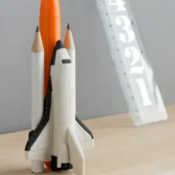 Kinder Schreibwaren Set - Space Shuttle - Raketen Station
