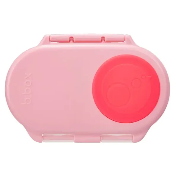 Kinder Snackbox mit 2 Fächern 500 ml rosa