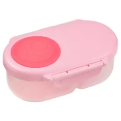 Kinder Snackbox mit 2 Fächern 500 ml rosa