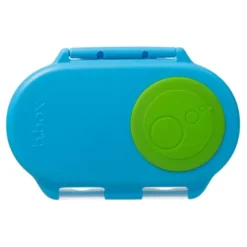 Kinder Snackbox mit 2 Fächern 500 ml hellblau