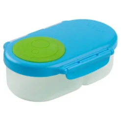 Kinder Snackbox mit 2 Fächern 500 ml hellblau