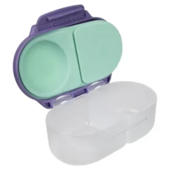 Kinder Snackbox mit 2 Fächern 500 ml lila