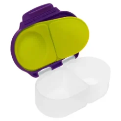 Kinder Snackbox mit 2 Fächern 500 ml violett