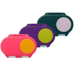 Kinder Snackbox mit 2 Fächern 500 ml violett
