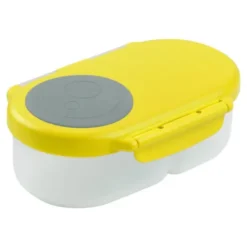 Kinder Snackbox mit 2 Fächern 500 ml gelb